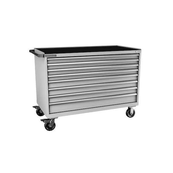 Champion Tool Storage Tool Cabinet, 8 Drawer, Light Gray, 56-1/2 in W x 28-1/2 in D x 43-1/4 in H, D15000801ILCMB8RT-LG D15000801ILCMB8RT-LG - main